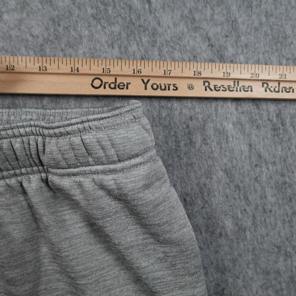 Adidas Pants Mens Large Gray Climawarm Fleece AA9580 Straight Leg Sweatpants